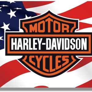 MOOR Premium banner Har-ley Motorcycle flag American Mount Logo Vintage Flag 3x5ft/HD printing/Vibrat Color/150D Polyster