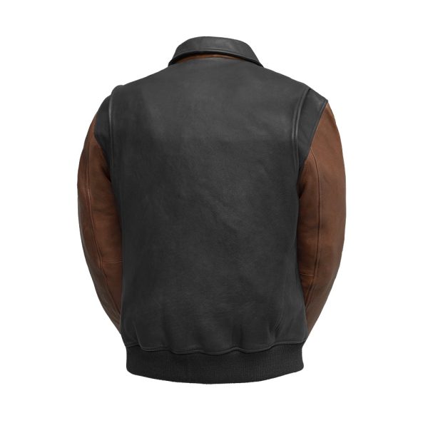 Moto Bomber Two Tone - Men's Leather Jacket