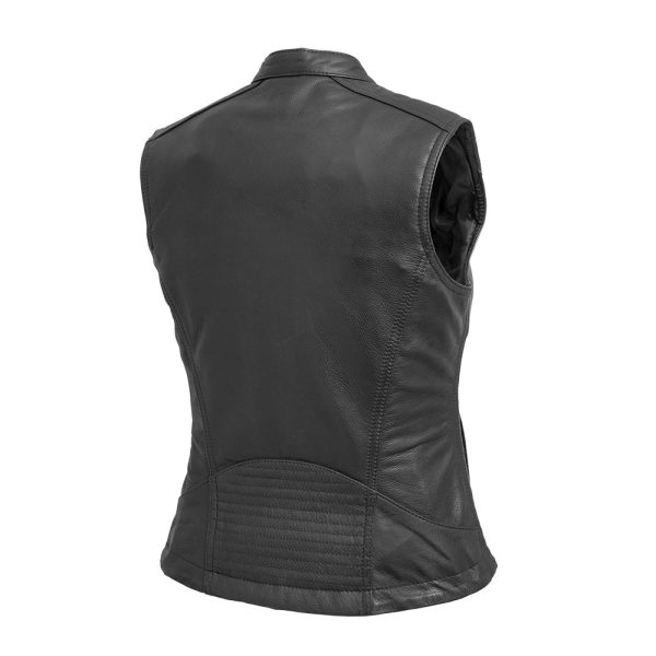 Nina Women's Motorcycle Leather Vest