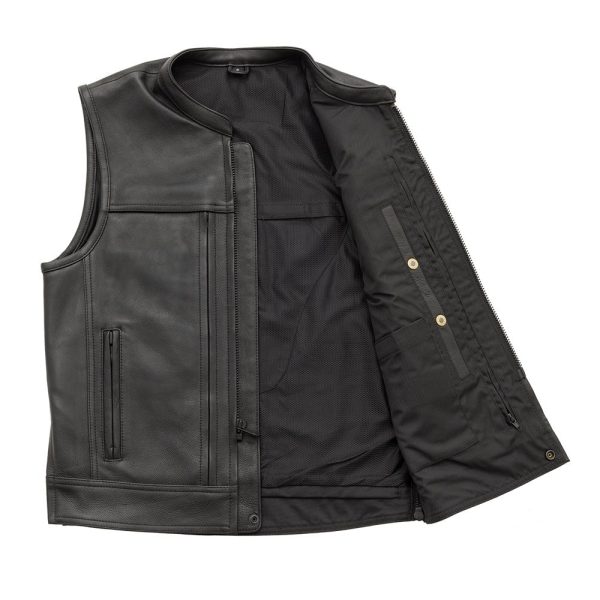 Rampage - Men's Motorcycle Leather Vest