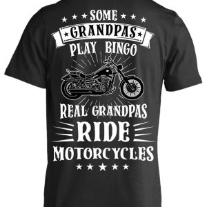 Real Grandpas Ride Motorcycles T-Shirt