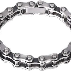 Retro 925 Sterling Silver Motorcycle Chain Bracelet Bike Bicycle Chain Link Bracelet for Men 10/13mm 20cm