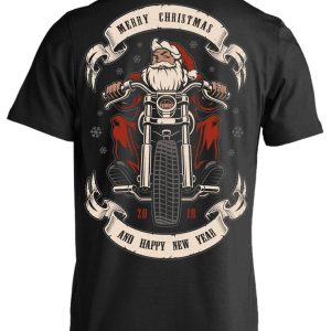 Santa Biker T Shirt 2018 & Hoodies