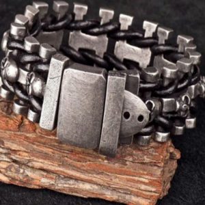 Skeleton Chain Buckle Bracelet