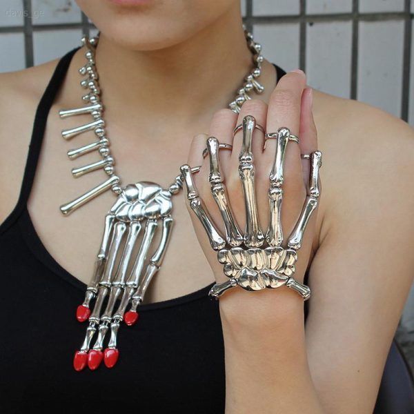 Skeleton Hand Bracelet