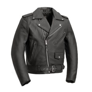 Superstar Men's Motorcycle Leather Jacket