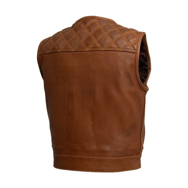 Timber Men's motorcycle leather vest (limited edition)