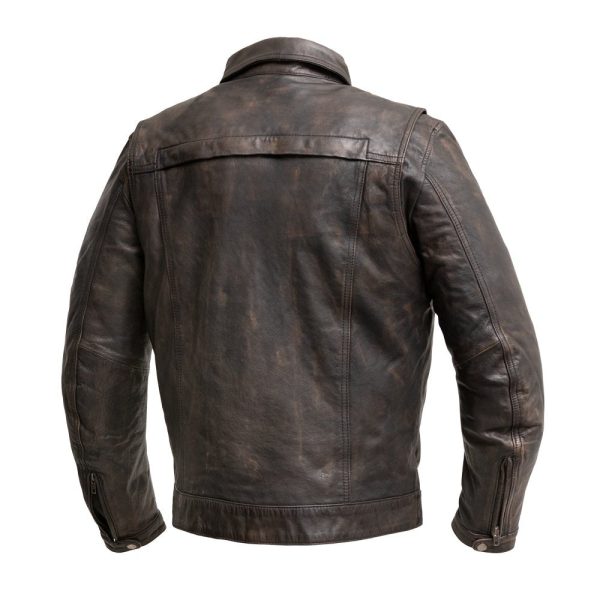 Villain Men's Motorcycle Leather Jacket