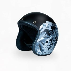 Voss 501 Bobber Black Flora Helmet