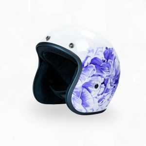 Voss 501 Bobber Lavender Flora Helmet