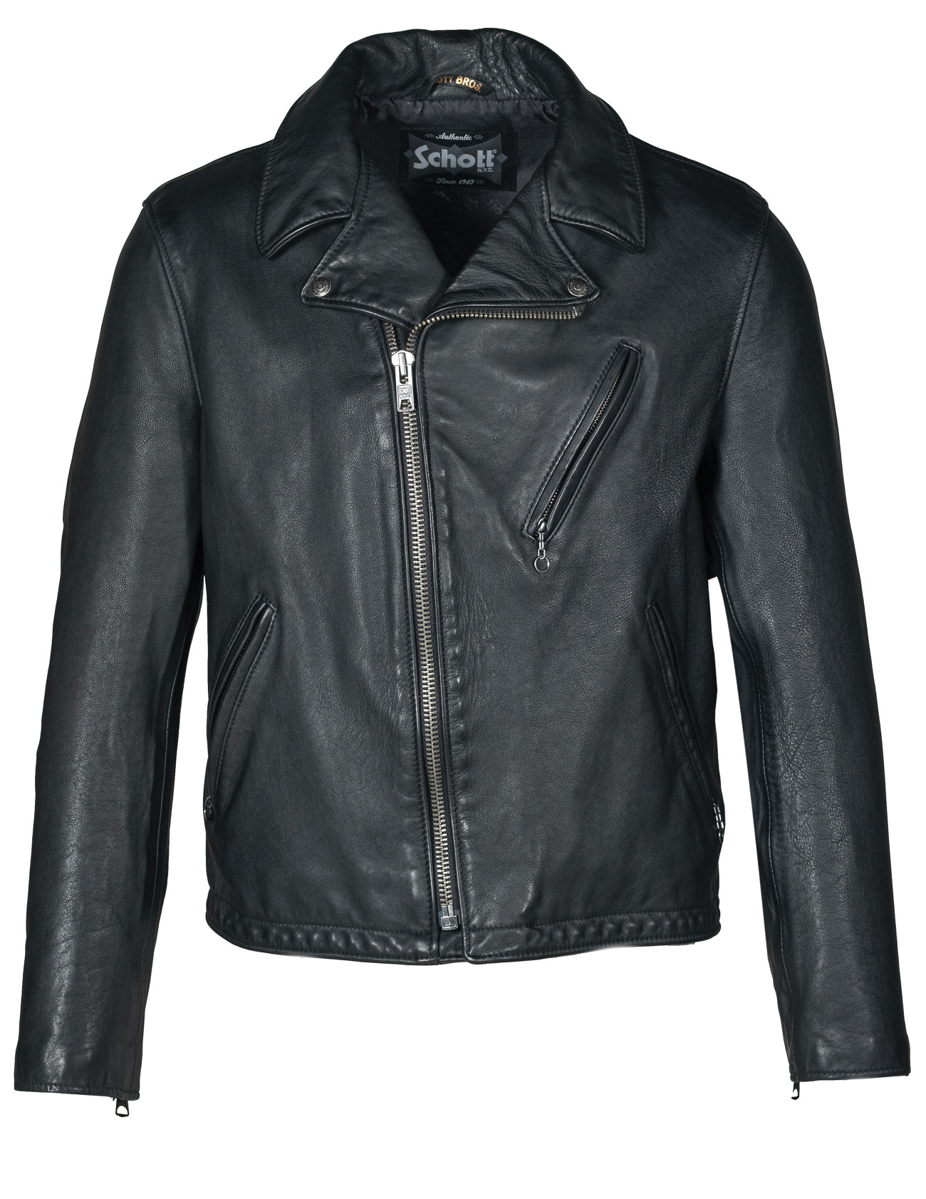 Schott N.Y.C. 503VN Hand Vintaged Cowhide Clean Motorcycle Jacket